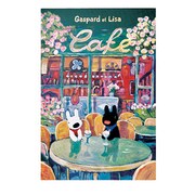 リサとガスパール ポストカード カフェ AE15411