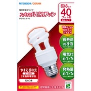 電球形蛍光灯 スパイラルピカファン E26口金 3波長形電球色 D10形(8W) EFD10EL/8・HS