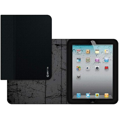 新しいiPad対応 I Elan Folio Crackled Dark Muse GB03853