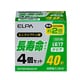 白熱電球 ミニクリプトン球 長寿命タイプ E17口金 100V 40W形（36W） 35mm径 クリア 4個入 EKP100V36LWC4P