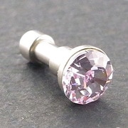 CJ-VI-S [SWAROVSKI社製イヤホンジャック アクセサリ/バイオレットSサイズ]