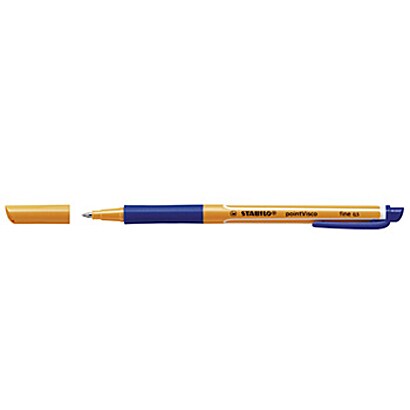 水性ゲルインキ ローラーボールペン ポイントビスコ 中字 0.5mm ブルー 1099-41