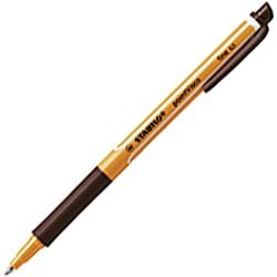 水性ゲルインキ ローラーボールペン ポイントビスコ 中字 0.5mm ブラウン 1099-45