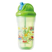 対象月齢：12ヶ月～ FDNB960902 インシュレイテッド・フリップイット・ボトル・クリア 270ml コンストラクション