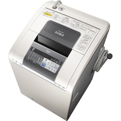 タテ型洗濯乾燥機（9.0kg） パールホワイト ビートウォッシュ BW-D9PV W　