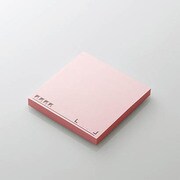 スマホ文具 ふせん 75×75mm ピンク ESB-FS02PN