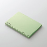 スマホ文具 ふせん 74×105mm グリーン ESB-FS03GN