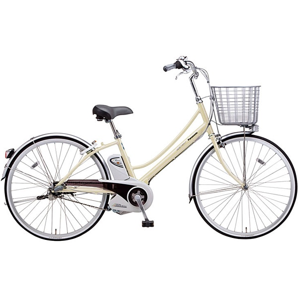 電動アシスト自転車 ビビ・ライト・F 26型 ECONAVI（エコナビ）搭載 ホワイトベージュ BE-ENSF632T2