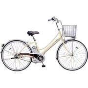 電動アシスト自転車 ビビ・ライト・F 26型 ECONAVI(エコナビ)搭載 ホワイトベージュ BE-ENSF632T2