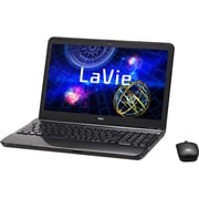 15.6型ワイド液晶/HDD750GB/ブルーレイディスクドライブ クロスブラック PC-LS550HS6B