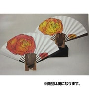 江戸扇子　薔薇　黄色