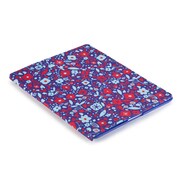 ニューiPad フィットフォリオ ビッツィーフローラ ブルー/レッド SPK-NIPAD-FITFLO-BBR