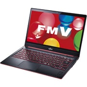 [LIFEBOOK UH75/H/UHシリーズ 14型型ワイド/約500GB HDD＋高速処理用SSD/サテンレッド] FMVU75HR