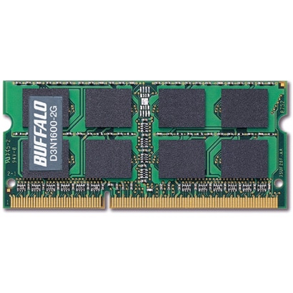 ノートパソコン用メモリー DDR3 PC3-12800 204Pin S.O.DIMM 2GB D3N1600-2G