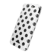 BSMPSO05DHDWH [Xperia SX SO-05D用ハードケース 白 ドット]