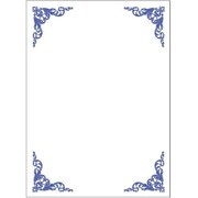 キャラクタースリーブプロテクター [世界の文様 アラベスクブルー]