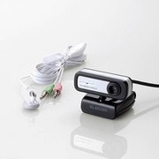 200万画素Webカメラ　イヤホンマイク付きモデル　ブラック UCAM-C0220FEBK