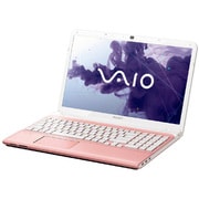 VAIO Eシリーズ 15.5型ワイド液晶/HDD750GB/ブルーレイディスクドライブ ピンク SVE15119FJP