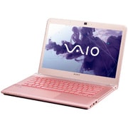 VAIO Eシリーズ14P 14型ワイド液晶/HDD640GB/DVDスーパーマルチドライブ ピンク SVE14A18FJP