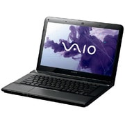 VAIO Eシリーズ 14型ワイド液晶/HDD640GB/DVDスーパーマルチドライブ ブラック SVE14119FJB