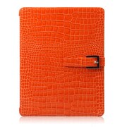 Prestige Prima Croco 新しいiPadレザーケース オレンジ Z981NiPD
