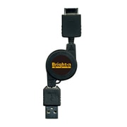 WM-PORT搭載ウォークマン用 リール式USBケーブル ブラック BS-SWREEL/BK