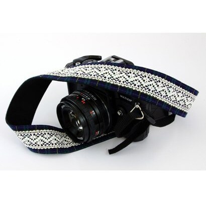 camera strap タータンチェックシリーズ グリーン 76752