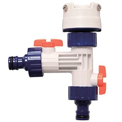 コック付分水角丸蛇口口金 SGP-26DWHBL