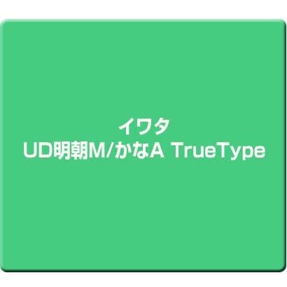 イワタUD明朝M/かなA TrueType [Windows]