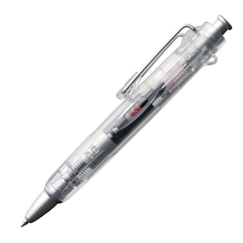 エアプレス AirPress 加圧式油性ボールペンエアプレス20 黒インク0.7mm 透明 BC-AP20