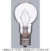 白熱電球 クリプトンミニ電球 E17口金 110V 40W形(36W) 35mm径 クリア KR110V36W
