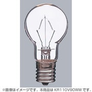 白熱電球 クリプトンミニ電球 E17口金 110V 100W形(90W) 45mm径 ホワイト KR110V90WW