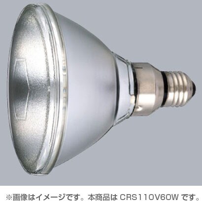 クールメルビーム電球 E26口金 110V 60W 集光形 CRS110V60W