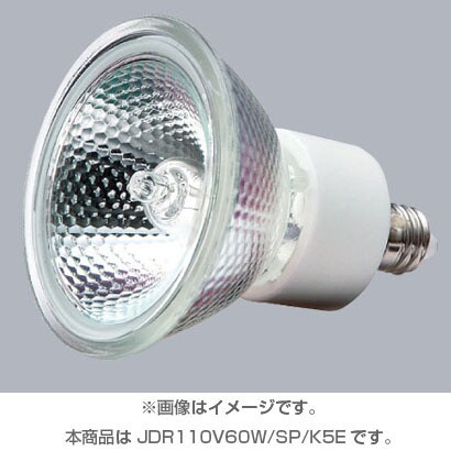 白熱電球 ミラー付ラインボルトハロゲンランプ E11口金 110V 60W 50mm径 10度 JDR110V60W/SP/K5E