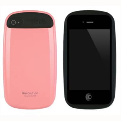 iface Revolutionケース SoftBank／au iPhone4S／4専用 ベイビーピンク