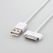 iPhone用充電・通信ケーブル 0.3m ホワイト MPA-UADLP03WH