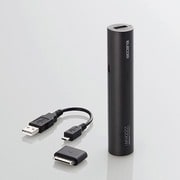 モバイルバッテリー リチウムイオン電池 2200mAh iPhone用 ブラック DE-A01L-0810BK