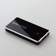 モバイルバッテリー リチウムイオン電池 3050mAh 3A・2port iPad対応 ブラック DE-D12L-2230BK