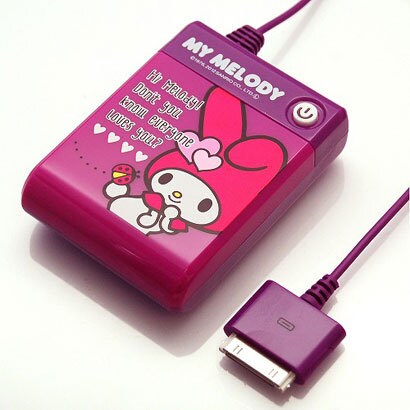 iPhone用電池充電器 単3×4本タイプ マイメロディ RX-MYM666DO