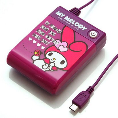 スマートフォン用電池充電器 単3×4本タイプ マイメロディ RX-MYM667MU