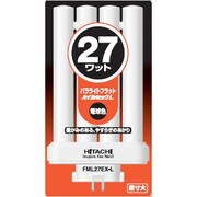コンパクト形蛍光ランプ パラライトフラット GX10q-4口金 ハイルミック電球色(3波長形電球色) 27形 FML27EX-L