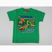 トミカ働く車ptセットインTシャツ [グリーン 100cm]