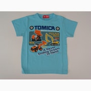 トミカ働く車ptセットインTシャツ [サックス 100cm]