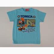 トミカ働く車ptセットインTシャツサックス110cm