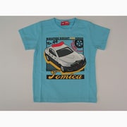 トミカパトロールカーpt Tシャツ [サックス 100cm]