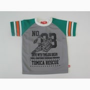 トミカハイパーレスキュー5号pt メッシュTシャツグリーン120cm
