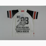 トミカハイパーレスキュー10号pt メッシュTシャツクロ130cm