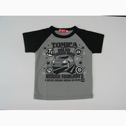 トミカリフレクターTシャツグレー100cm