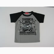 トミカリフレクターTシャツグレー120cm