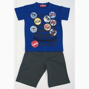 トミカTシャツスーツブルー100cm